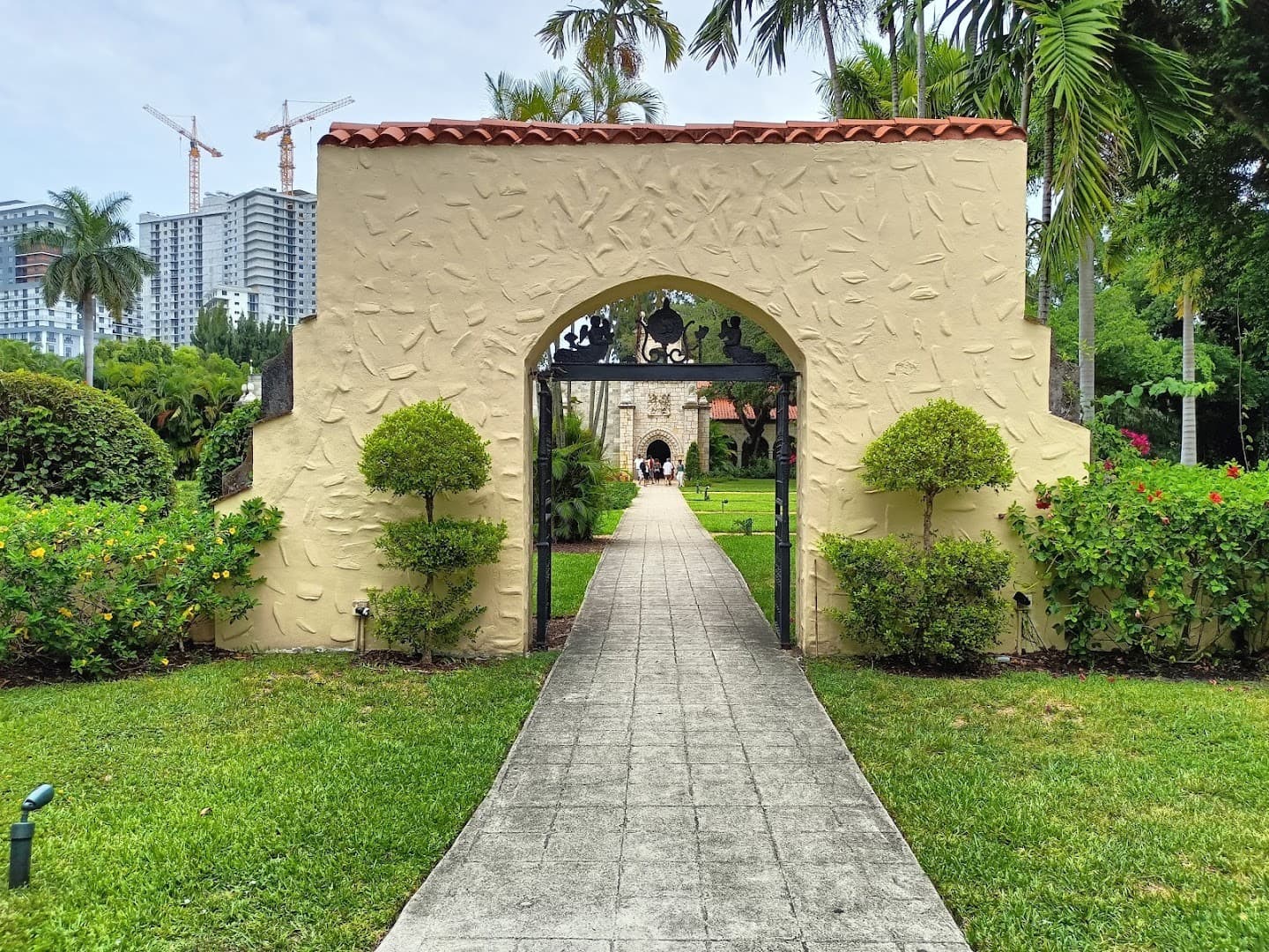 Entrance to The Ancient Spanish Monastery in North Miami Beach