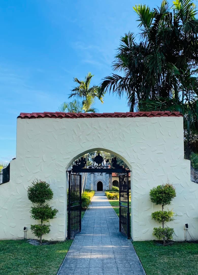 Entrance to The Ancient Spanish Monastery in North Miami Beach
