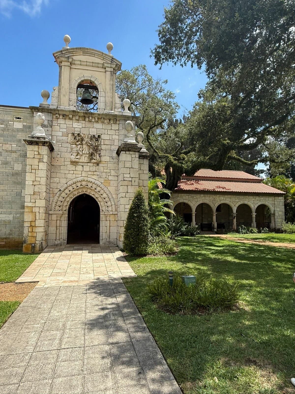 The Ancient Spanish Monastery exterior in North Miami Beach