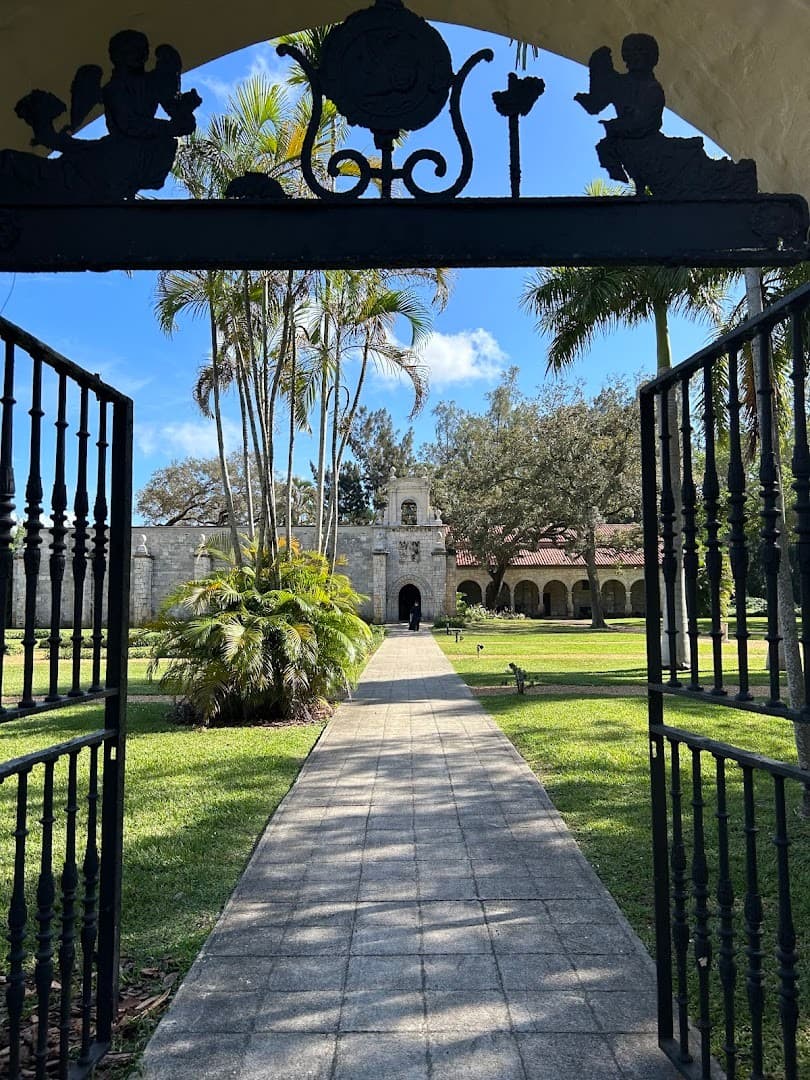 Ancient Spanish Monastery grounds in North Miami Beach