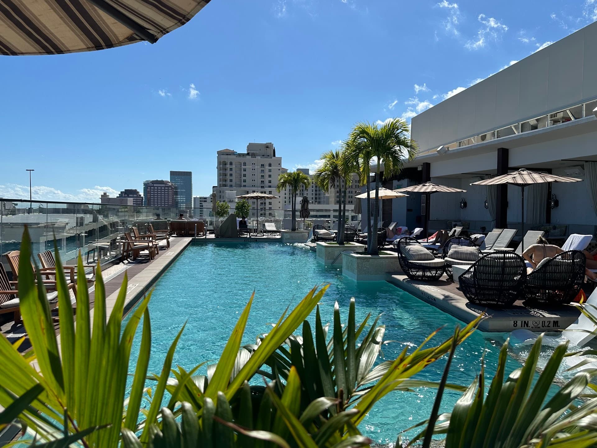 Pool area at The Ben, Autograph Collection in West Palm Beach