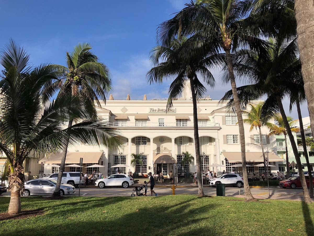The Betsy Hotel exterior in Miami Beach
