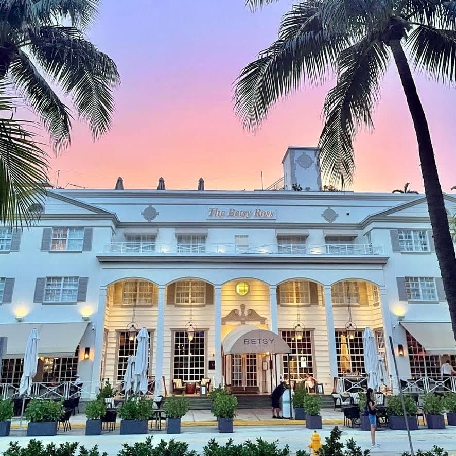 The Betsy Hotel exterior in Miami Beach