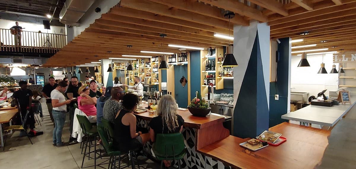 Interior view of The Citadel restaurant in Miami