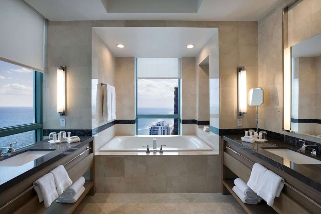 Luxury bathroom at The Diplomat Beach Resort Hollywood