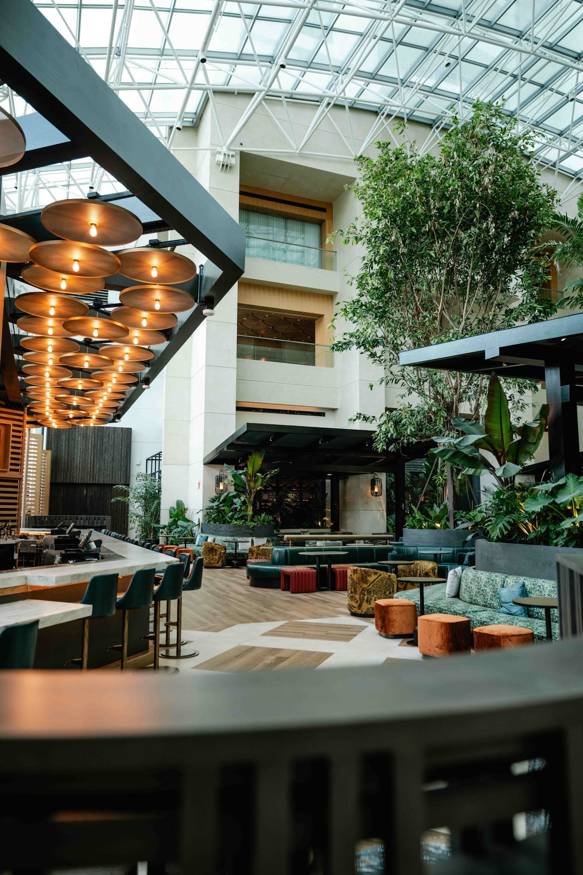 Elegant lobby at The Diplomat Beach Resort Hollywood