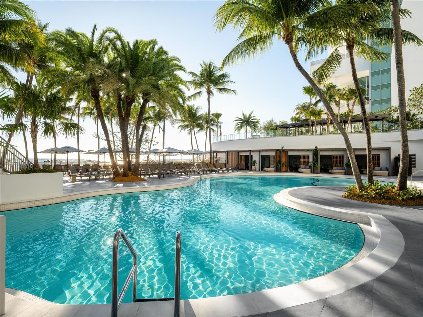 Pool area at The Diplomat Beach Resort Hollywood