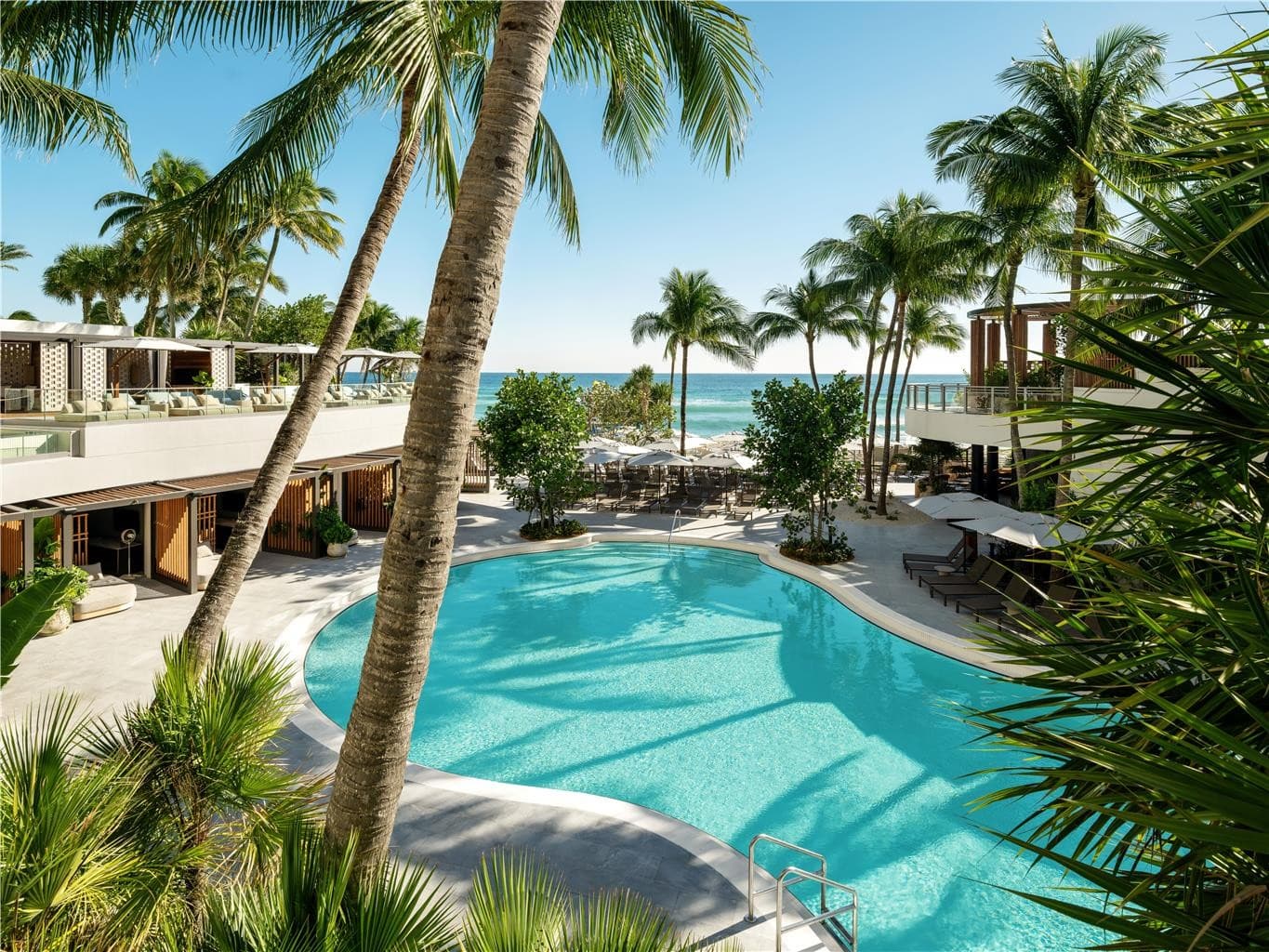 Pool area at The Diplomat Beach Resort Hollywood