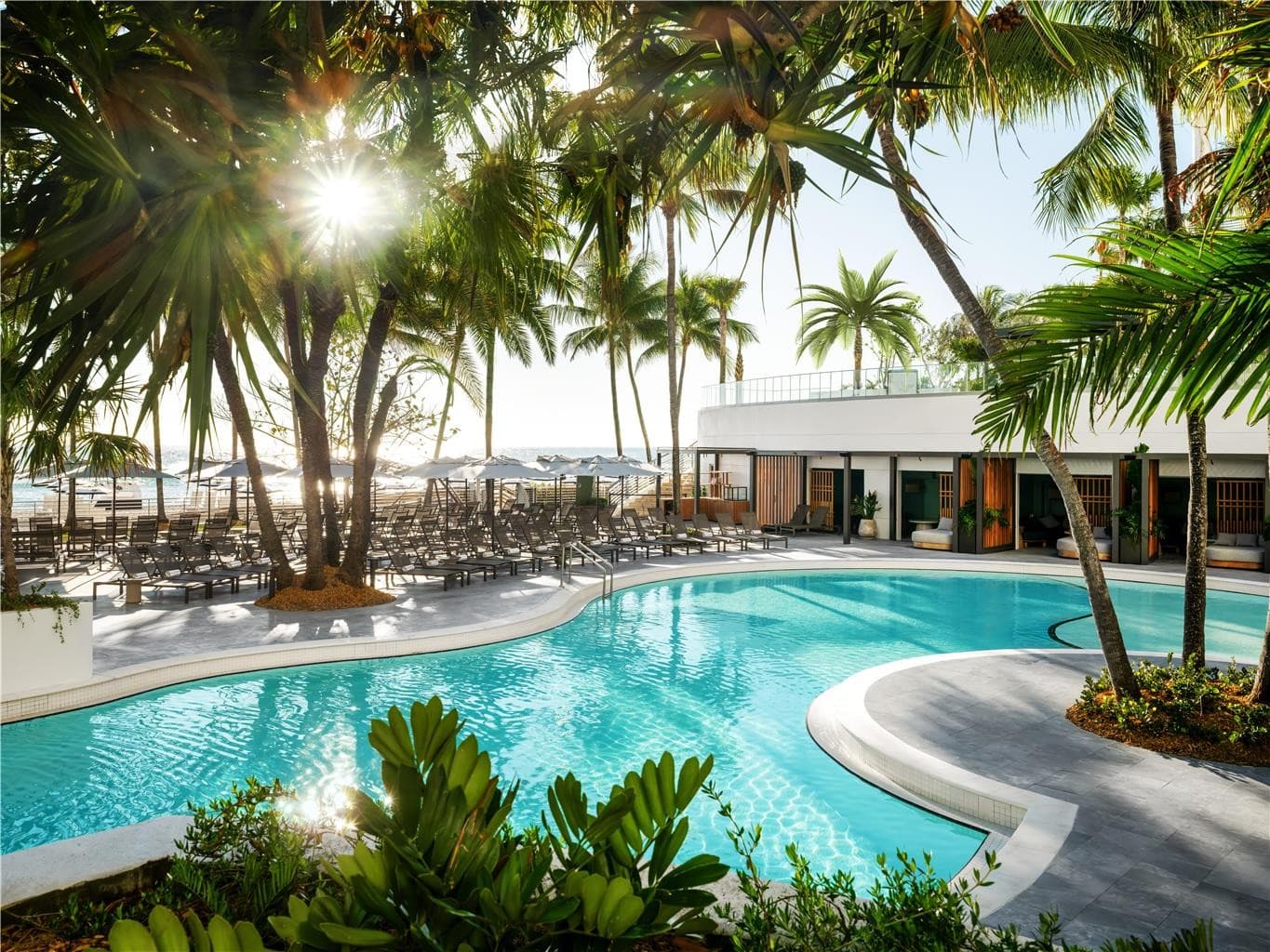 Pool area at The Diplomat Beach Resort Hollywood