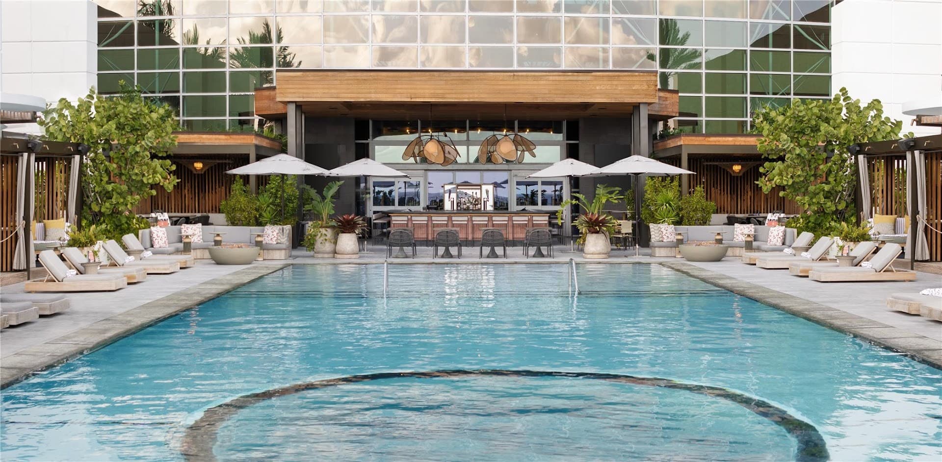 Pool area at The Diplomat Beach Resort Hollywood