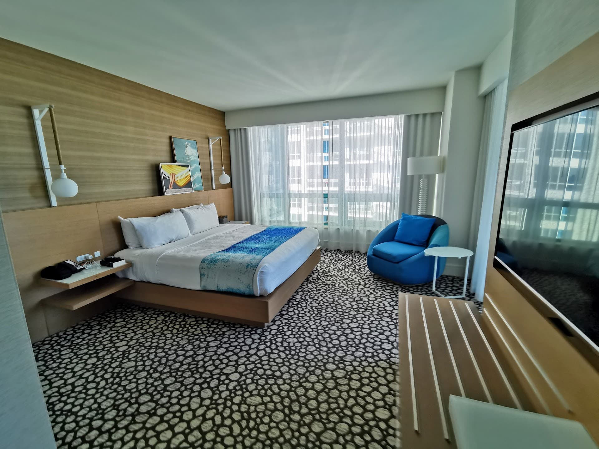 Elegant guest room at The Diplomat Beach Resort Hollywood