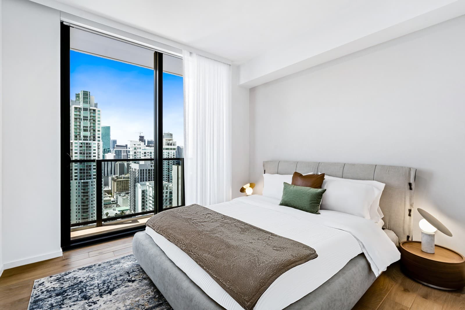 Modern guest room at The Elser Hotel Miami