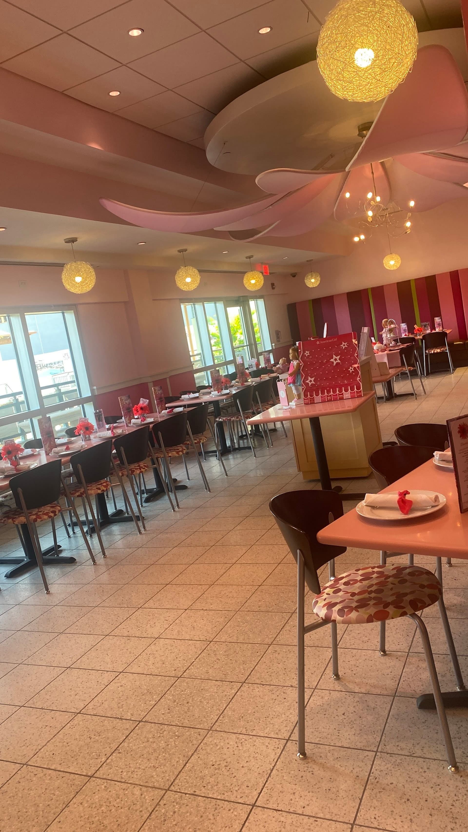 Interior of The Falls restaurant in Miami