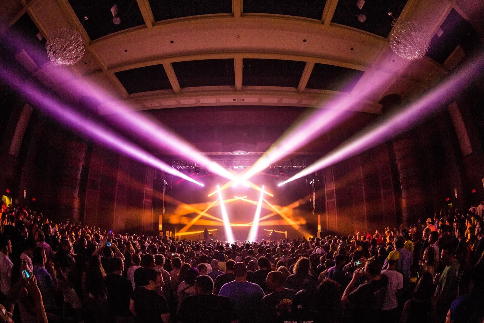 Crowd enjoying a concert at The Fillmore Miami Beach