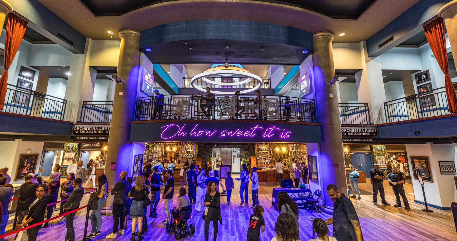The Fillmore Miami Beach interior with vibrant atmosphere