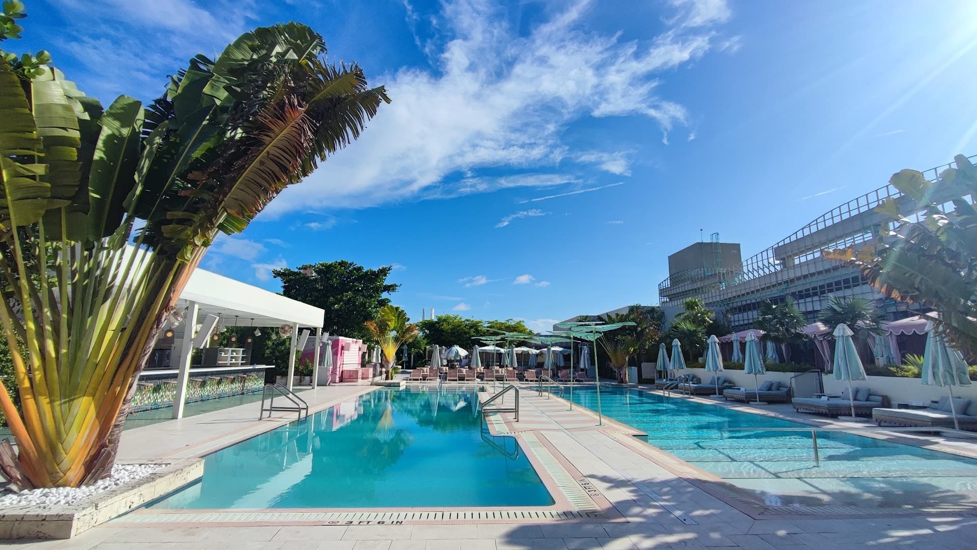 The Goodtime Hotel pool area in Miami Beach