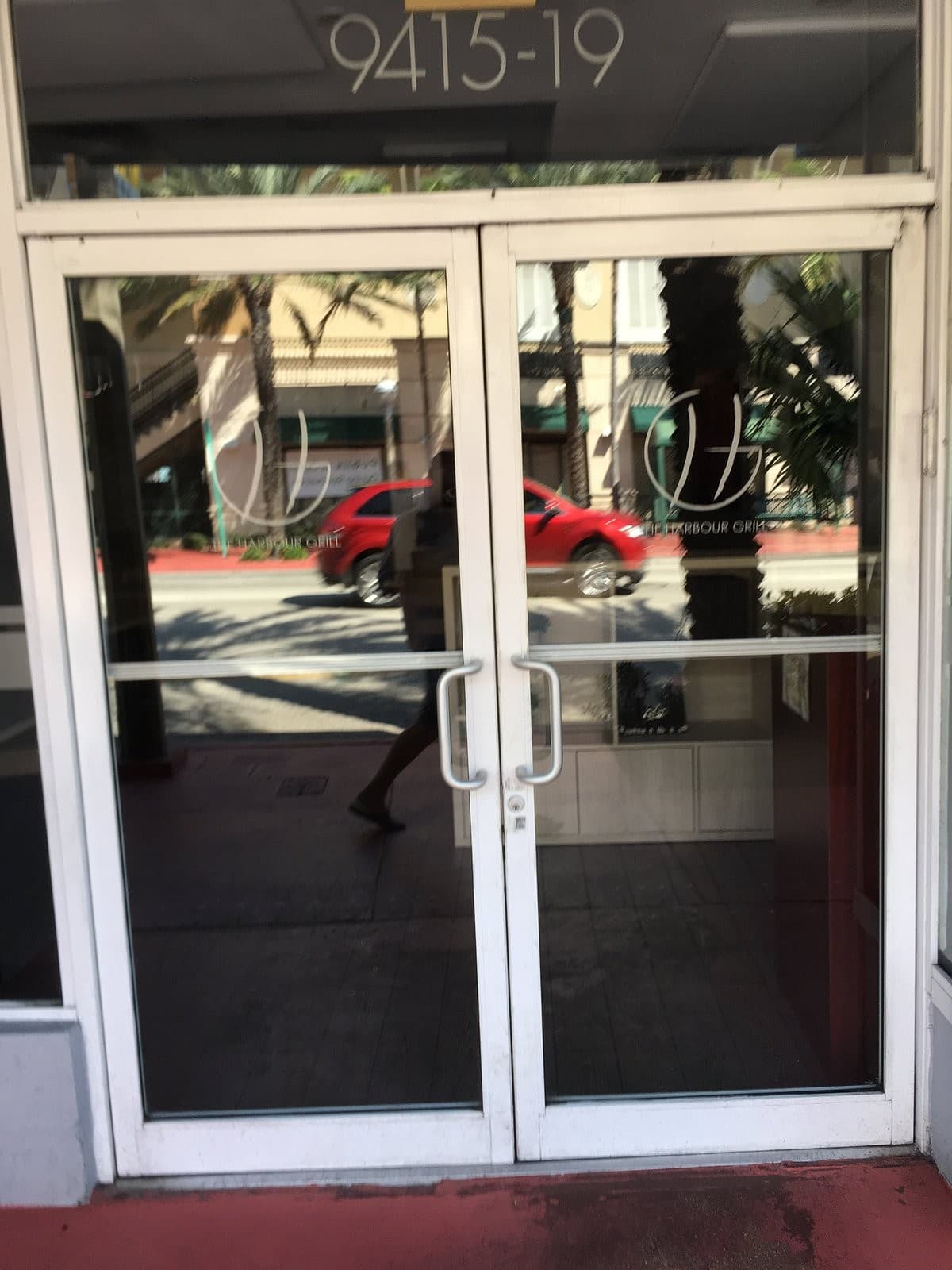 The Harbour Grill entrance in Surfside, Miami