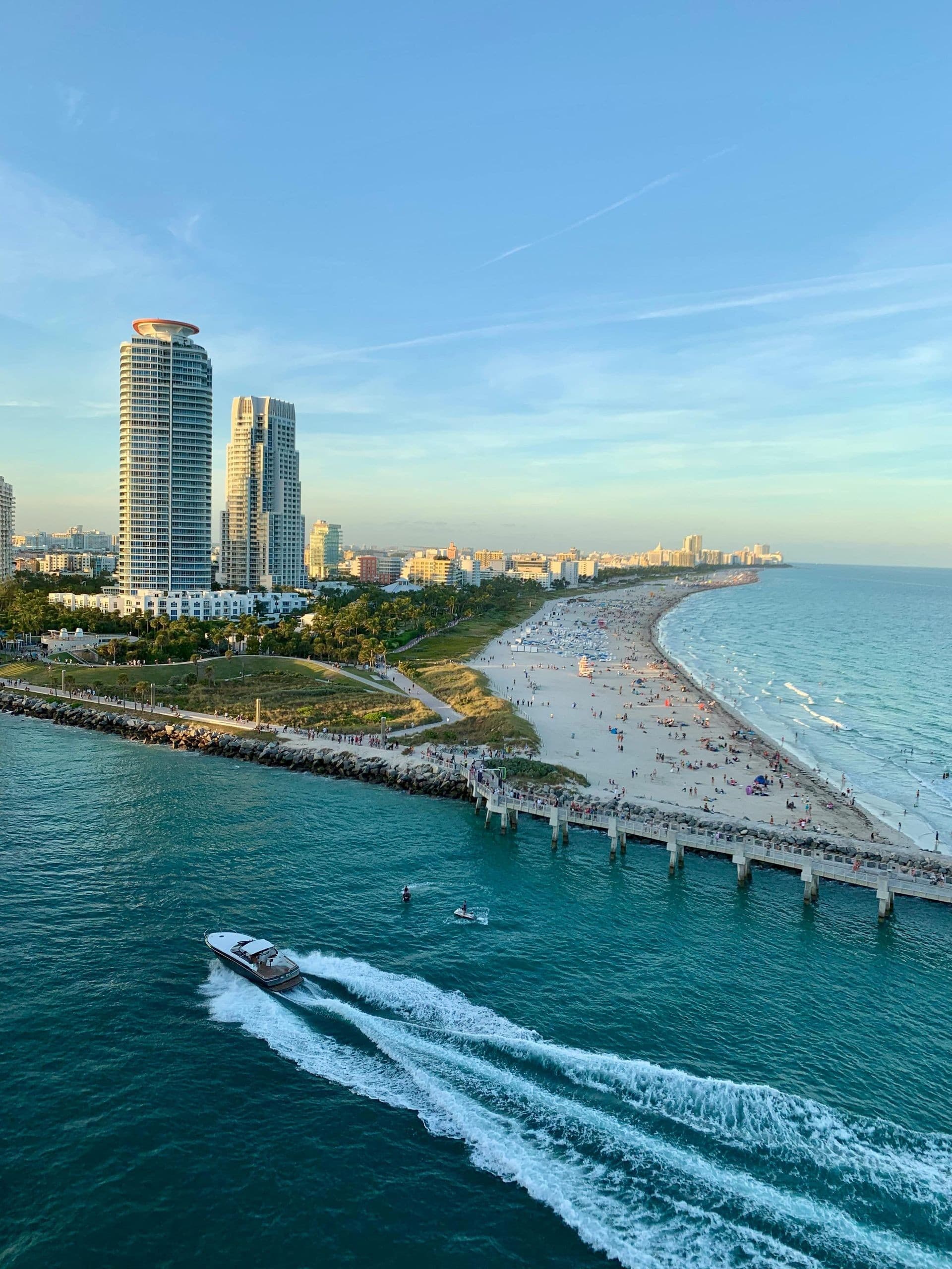 Scenic view of Miami Beach from The Julia Hotel