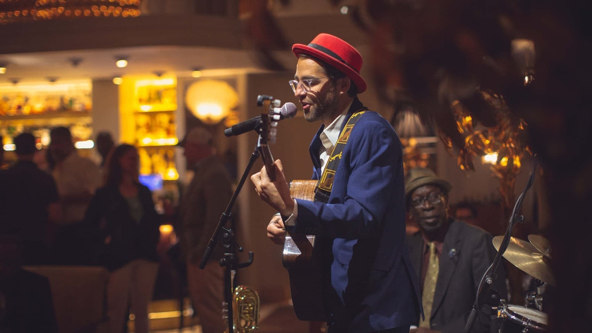 Live music performance at Living Room Miami Beach