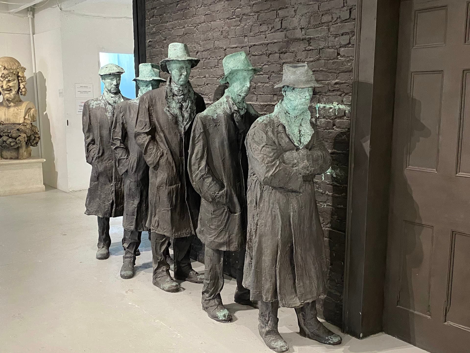 Bronze sculptures at The Margulies Collection in Miami