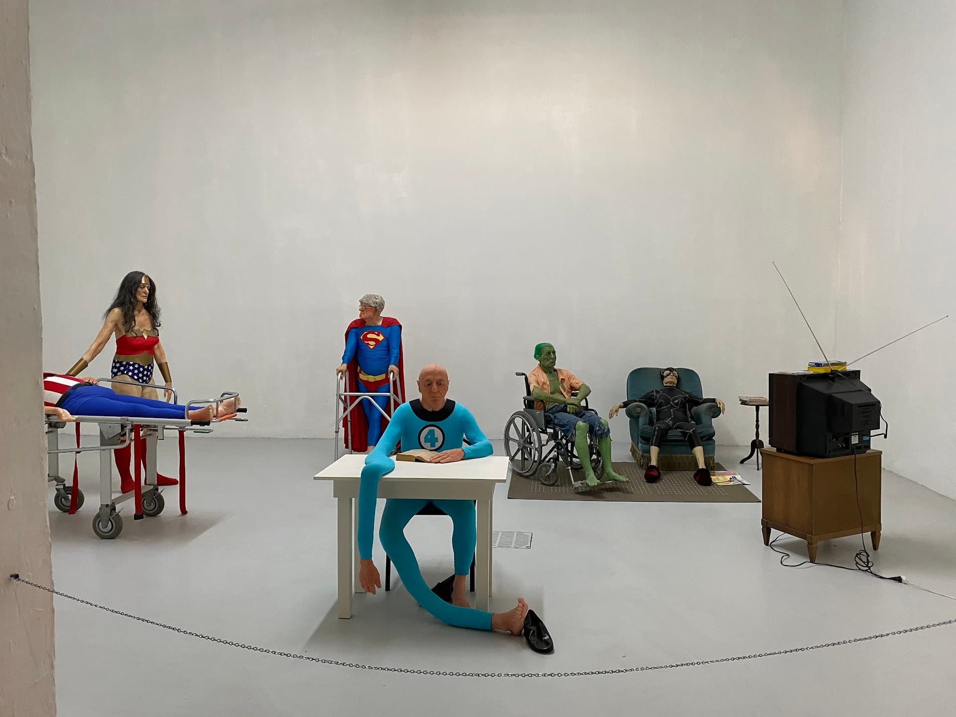 Art installation at The Margulies Collection in Miami