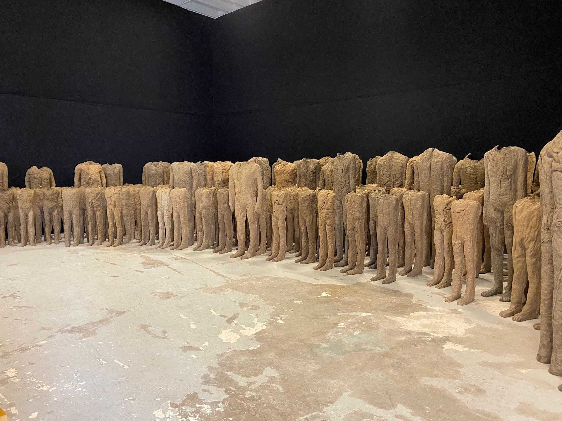 Installation art at The Margulies Collection in Miami