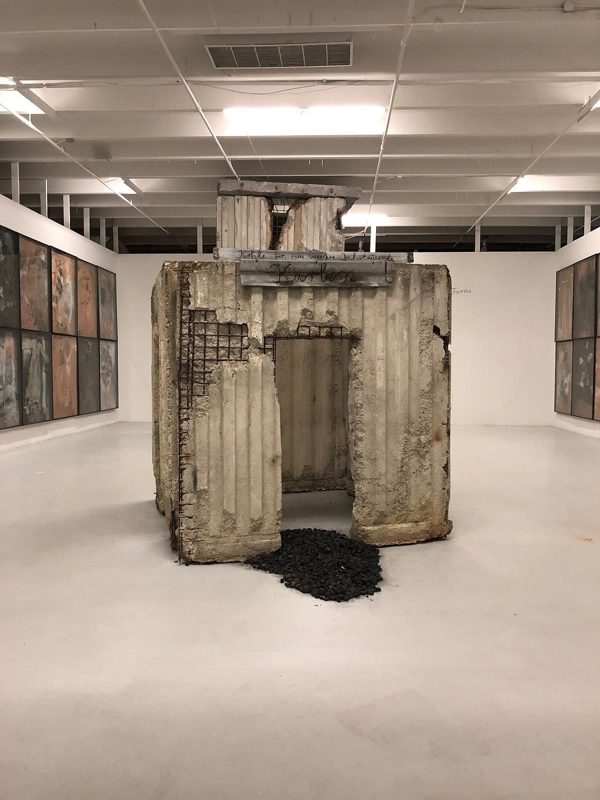 Art installation at The Margulies Collection in Miami