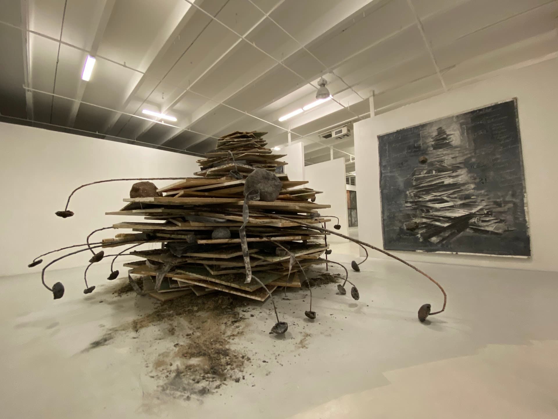 Art installation at The Margulies Collection, Miami