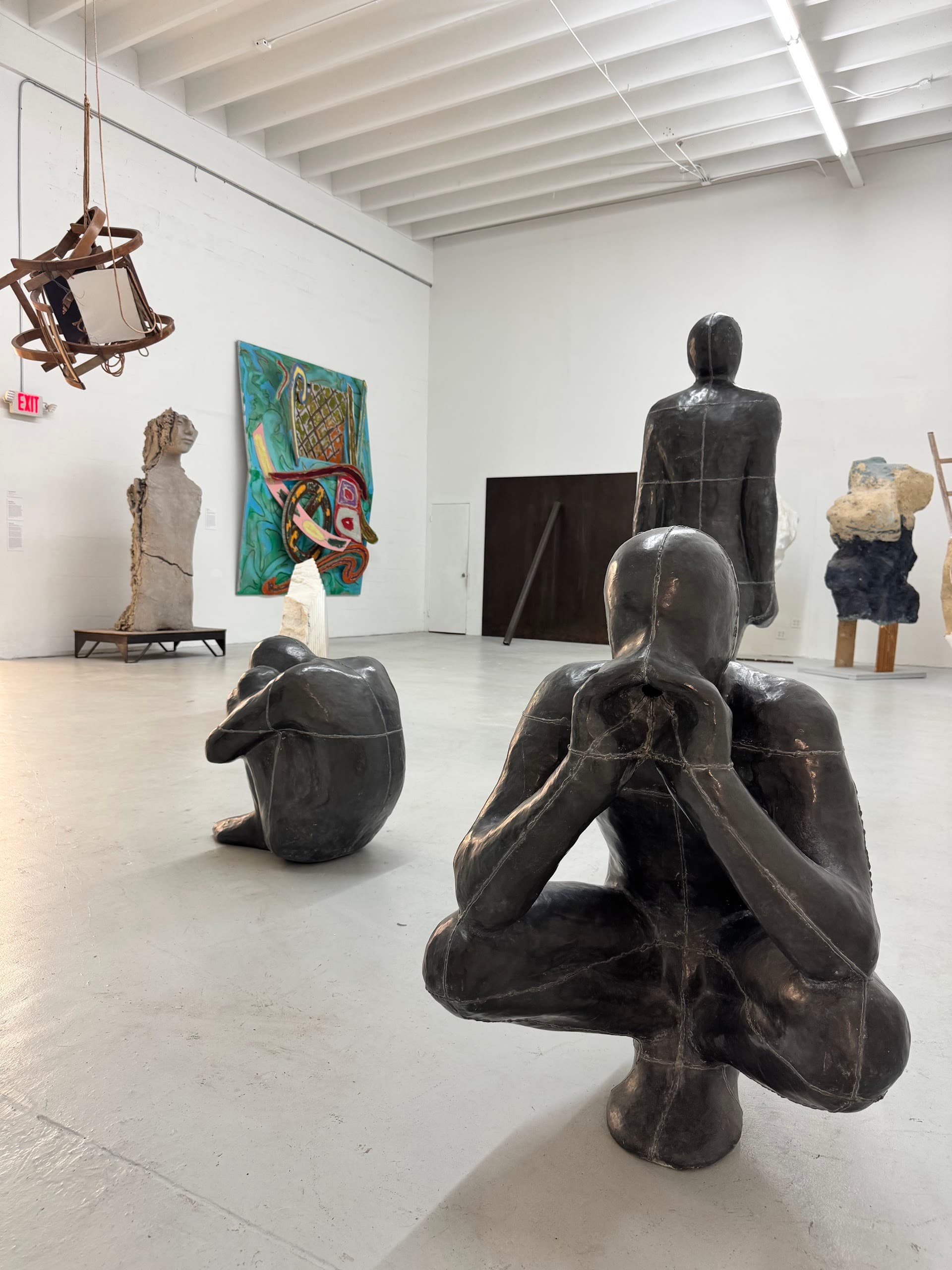 Sculptural art displayed at The Margulies Collection, Miami