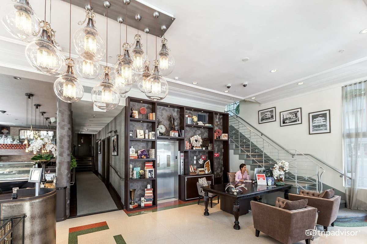 The Marlin Hotel lobby in Miami Beach