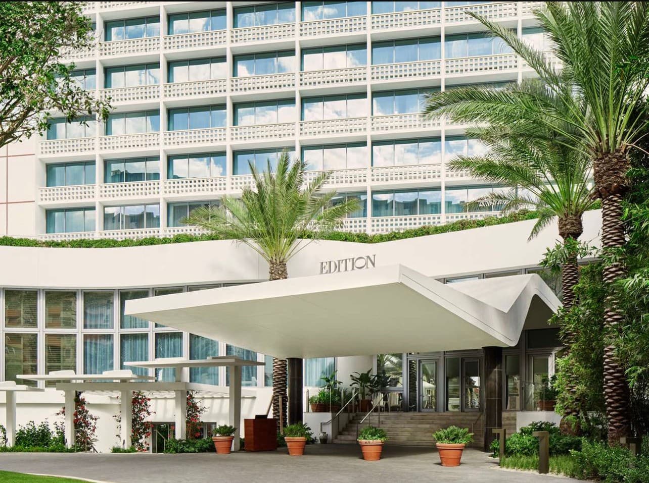 The Miami Beach EDITION hotel entrance