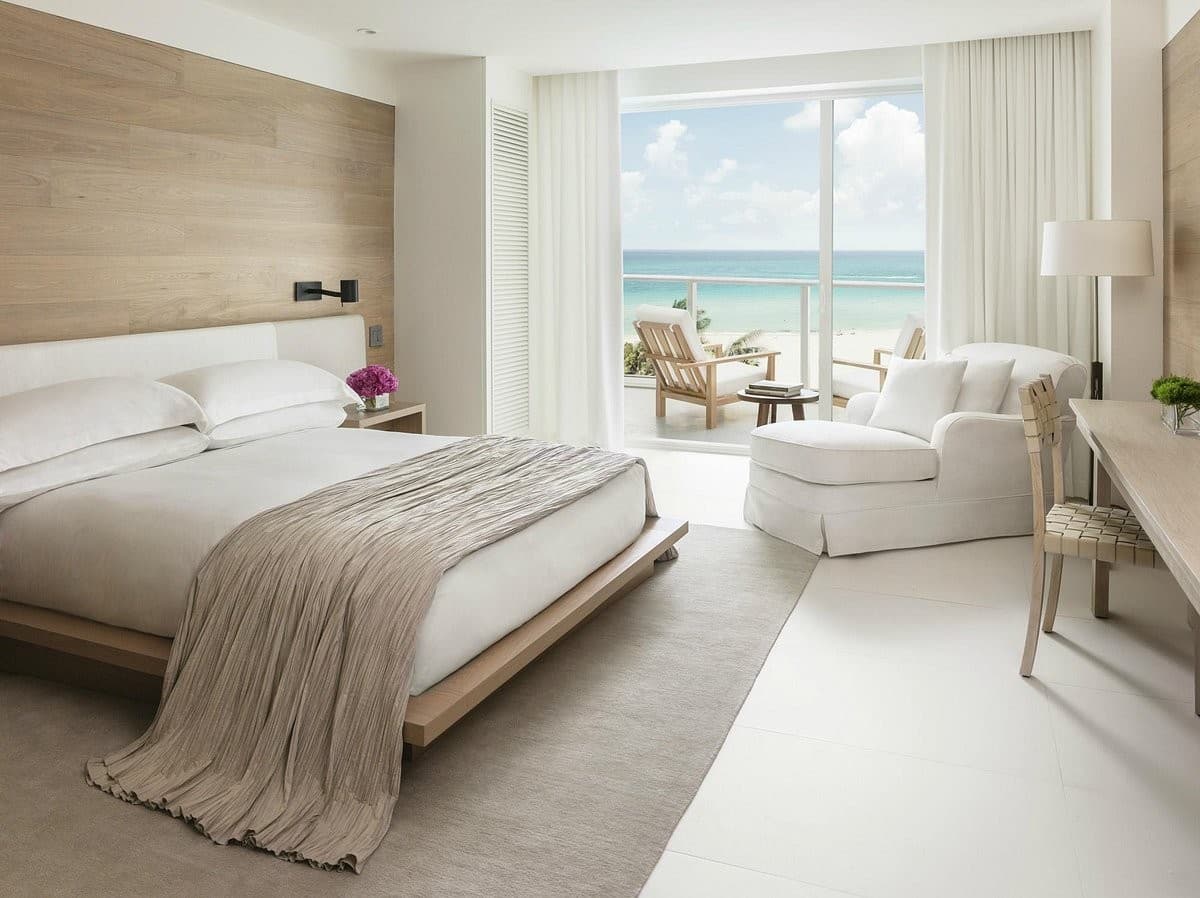 Luxury room at The Miami Beach EDITION hotel