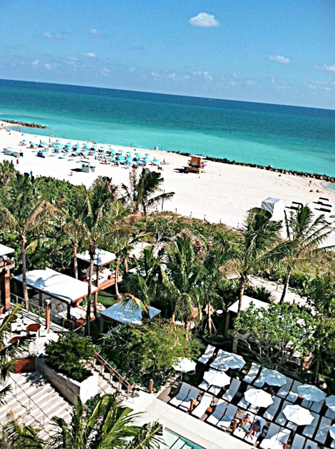 Ocean view from The Miami Beach EDITION in Miami Beach