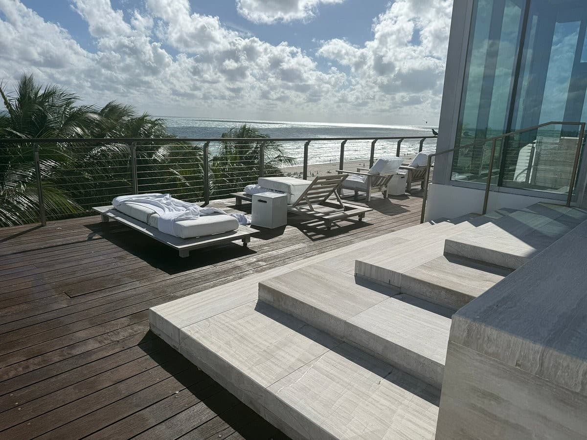 Ocean view from The Miami Beach EDITION in Miami Beach