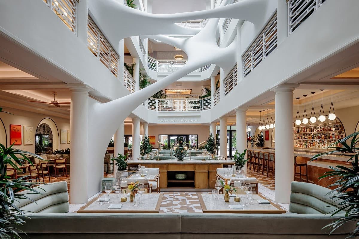 The Moore dining area in Miami