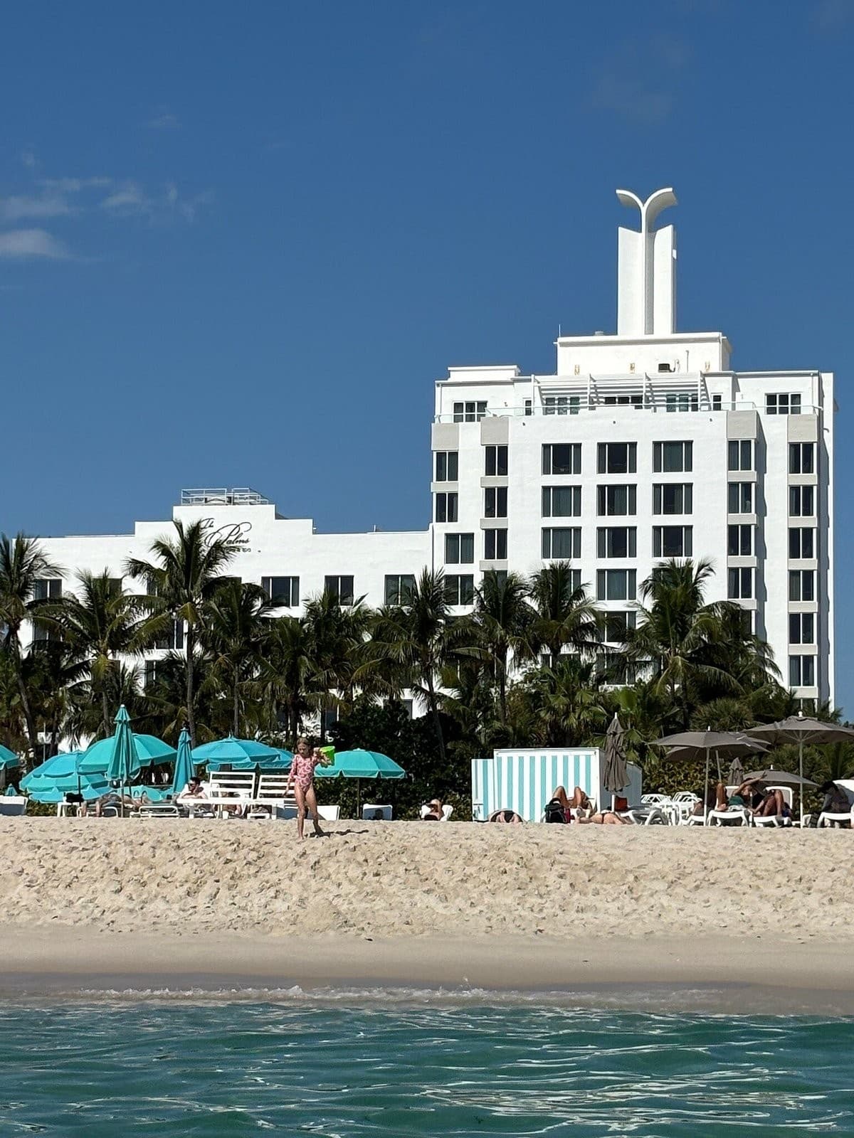 The Palms Hotel & Spa beach view in Miami Beach