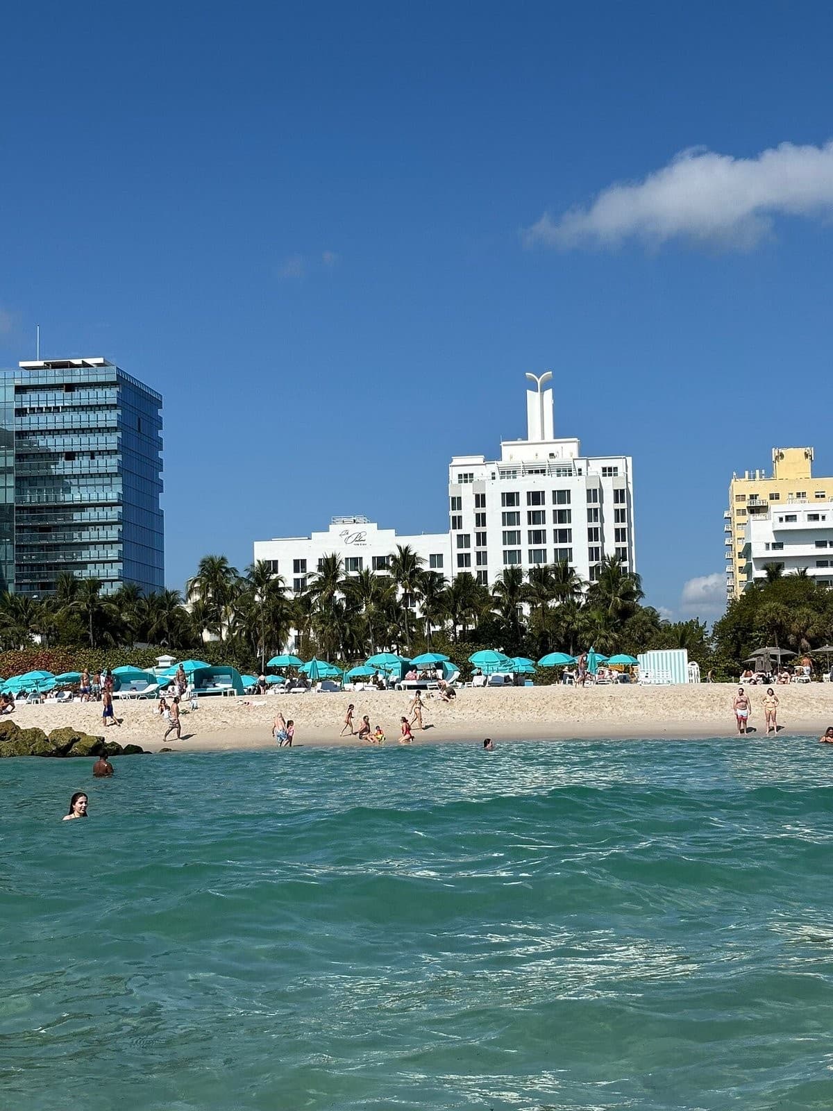 Beach view at The Palms Hotel & Spa in Miami Beach