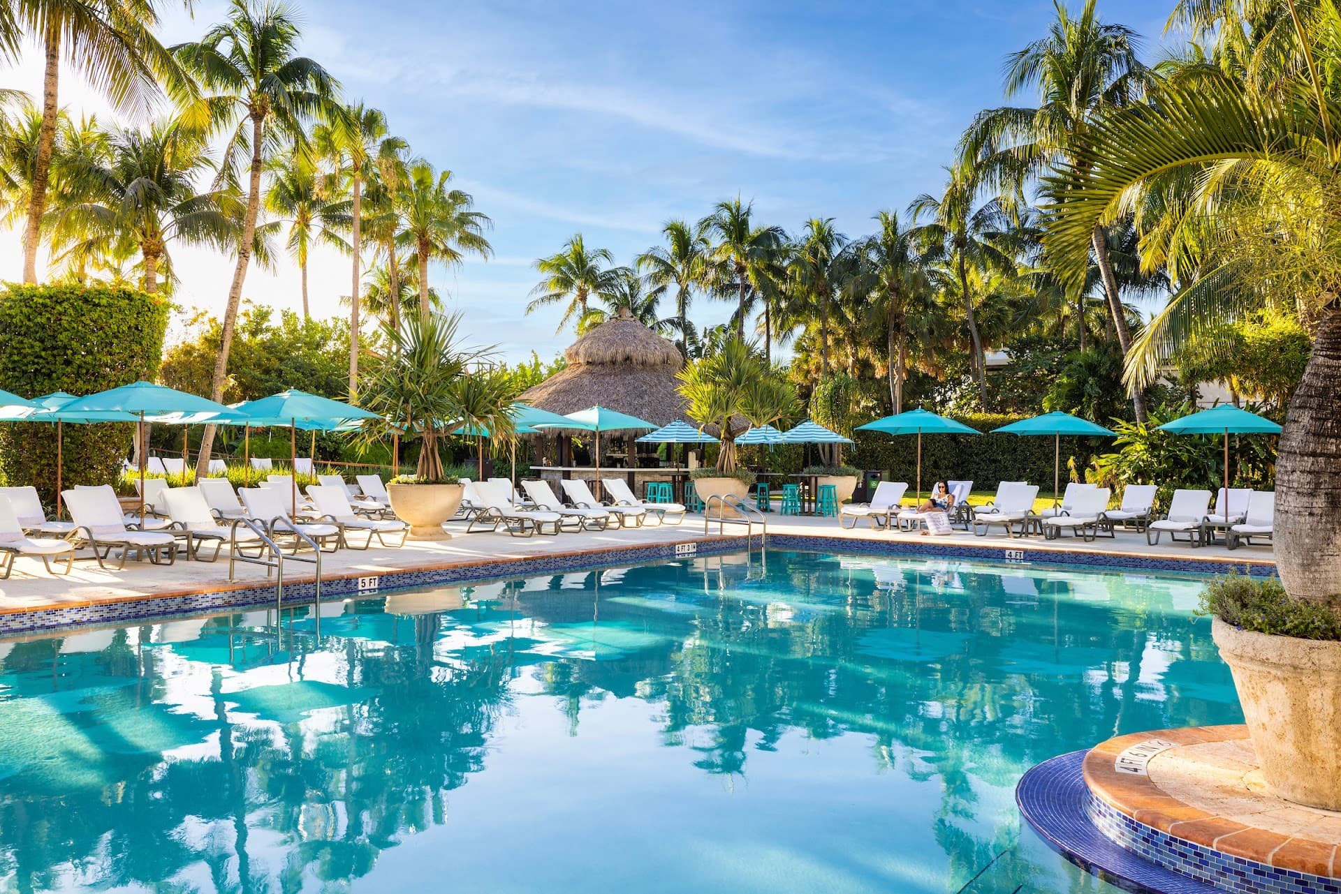 The Palms Hotel & Spa pool area in Miami Beach
