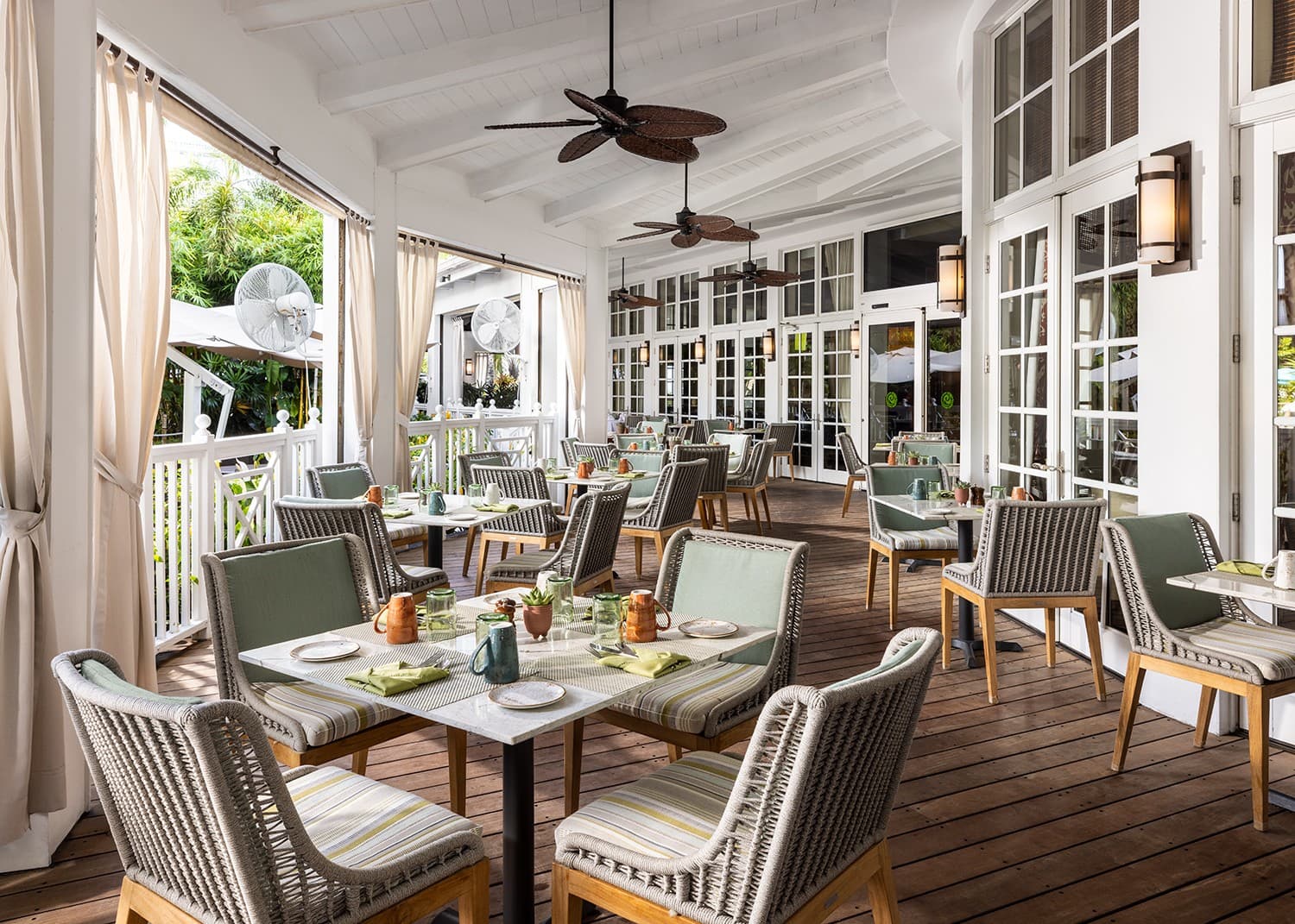 Dining area at The Palms Hotel & Spa in Miami Beach