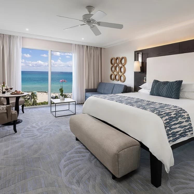 Luxurious room at The Palms Hotel & Spa in Miami Beach