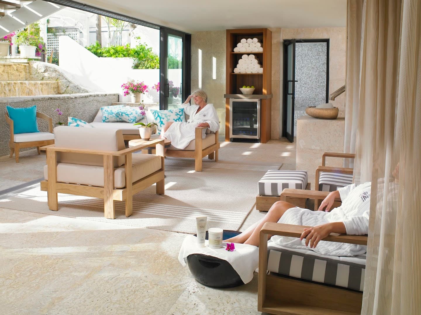 Relaxing spa area at The Palms Hotel & Spa Miami Beach