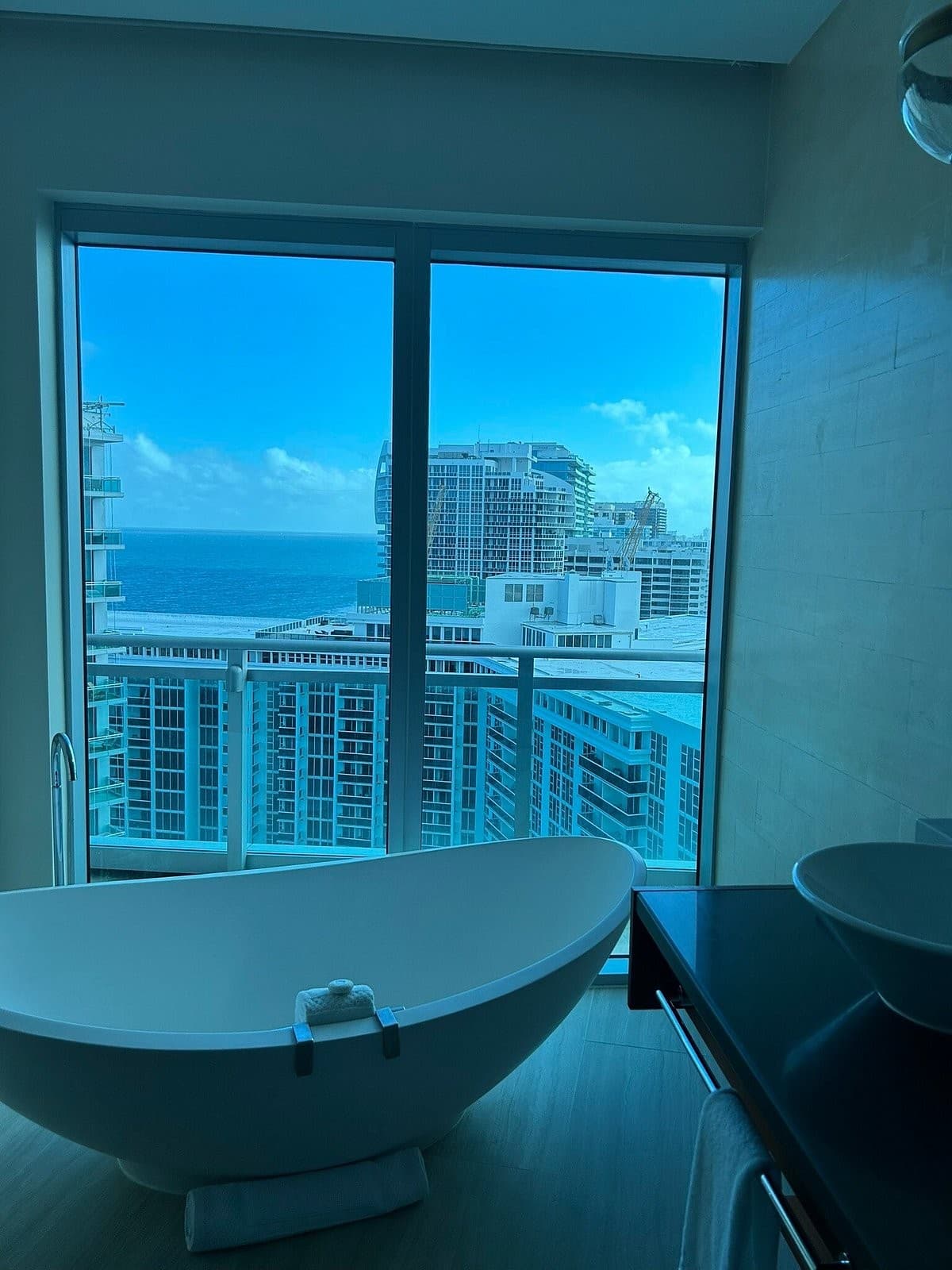Luxury bathroom at The Ritz-Carlton Bal Harbour Miami