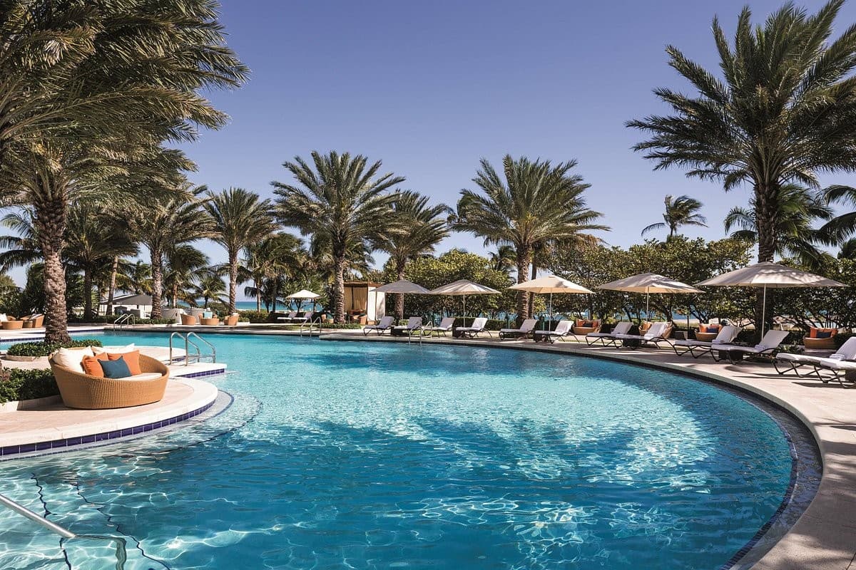 The Ritz-Carlton Bal Harbour pool area