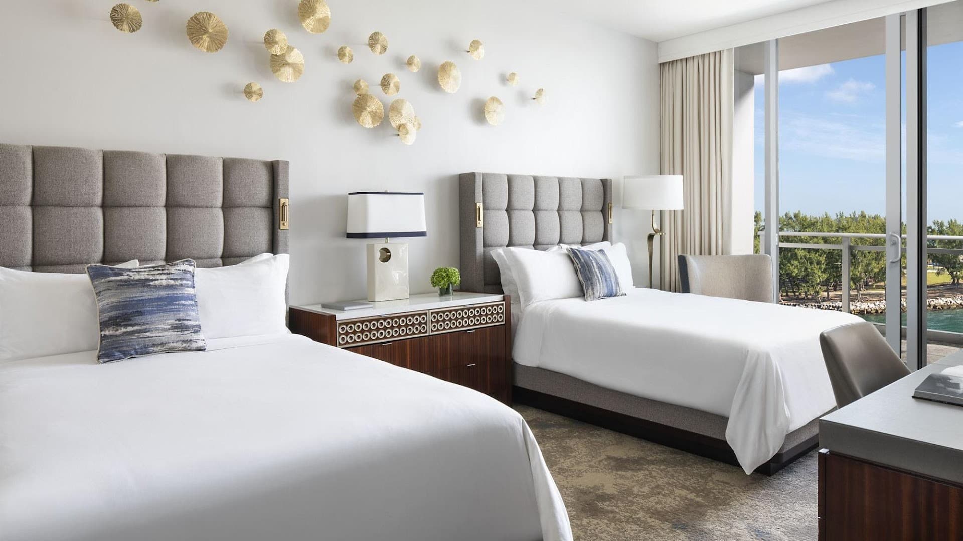 Guest room at The Ritz-Carlton Bal Harbour, Miami