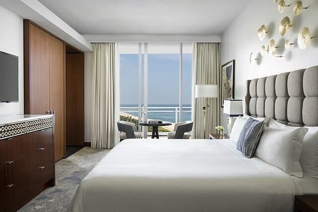 Luxurious room at The Ritz-Carlton Bal Harbour, Miami