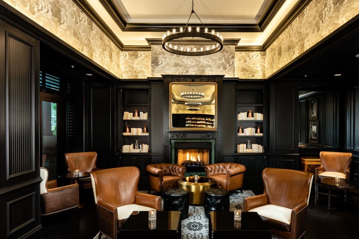 Elegant bar area at The Ritz-Carlton Coconut Grove, Miami