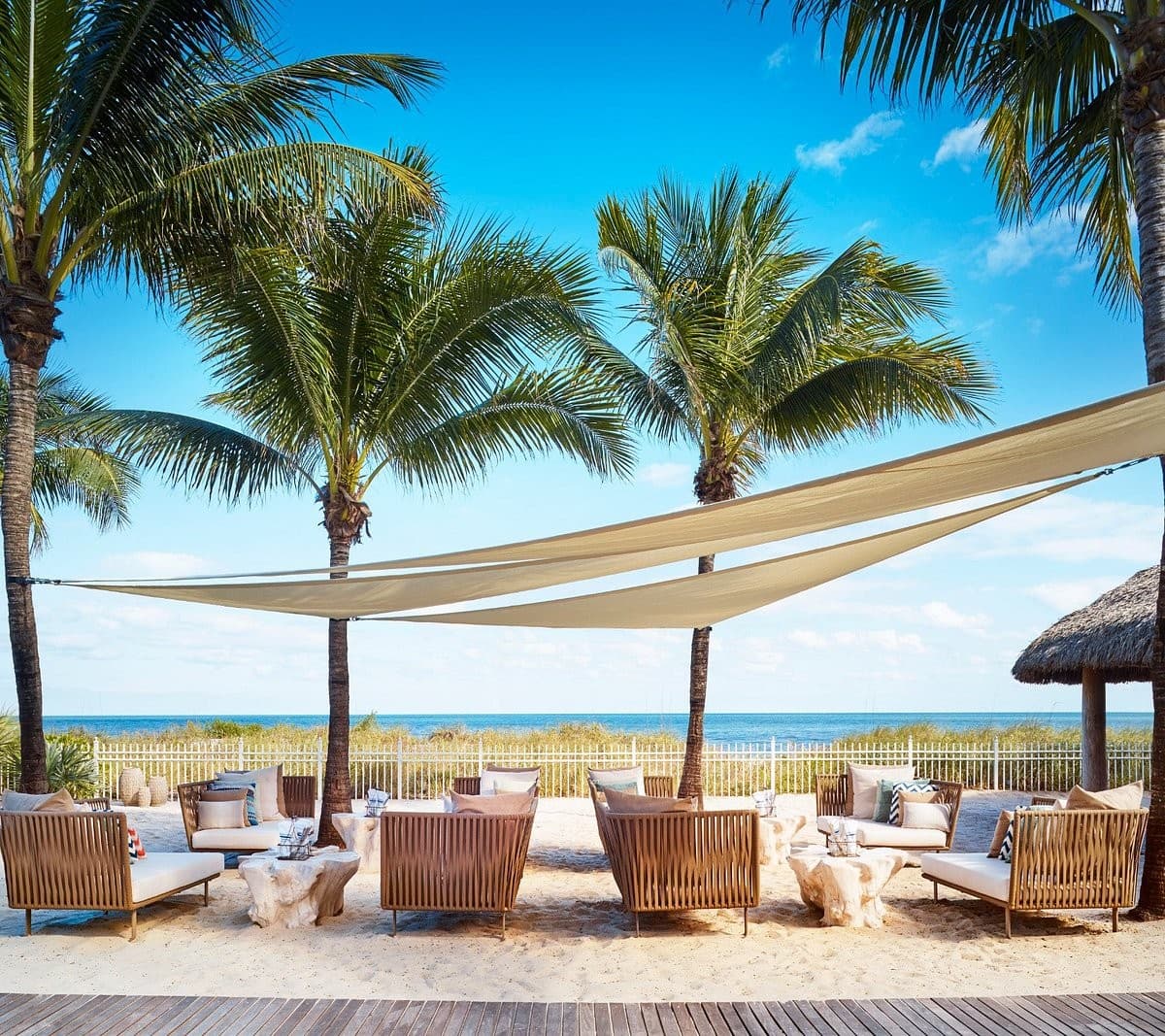 The Ritz-Carlton Key Biscayne beach seating area