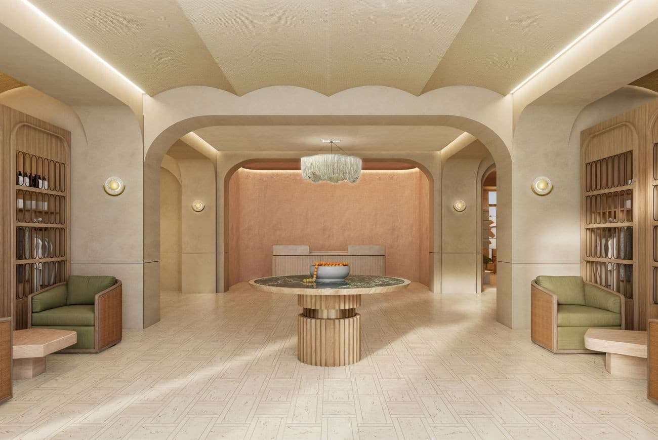 Elegant lobby at The Ritz-Carlton Key Biscayne