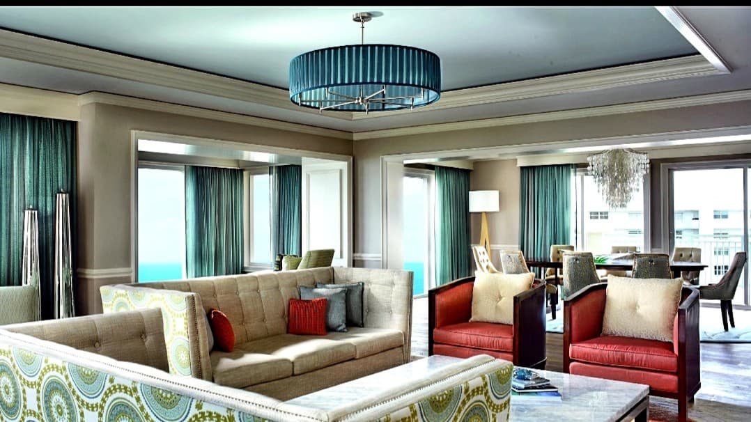 Stylish suite at The Ritz-Carlton Key Biscayne, Miami