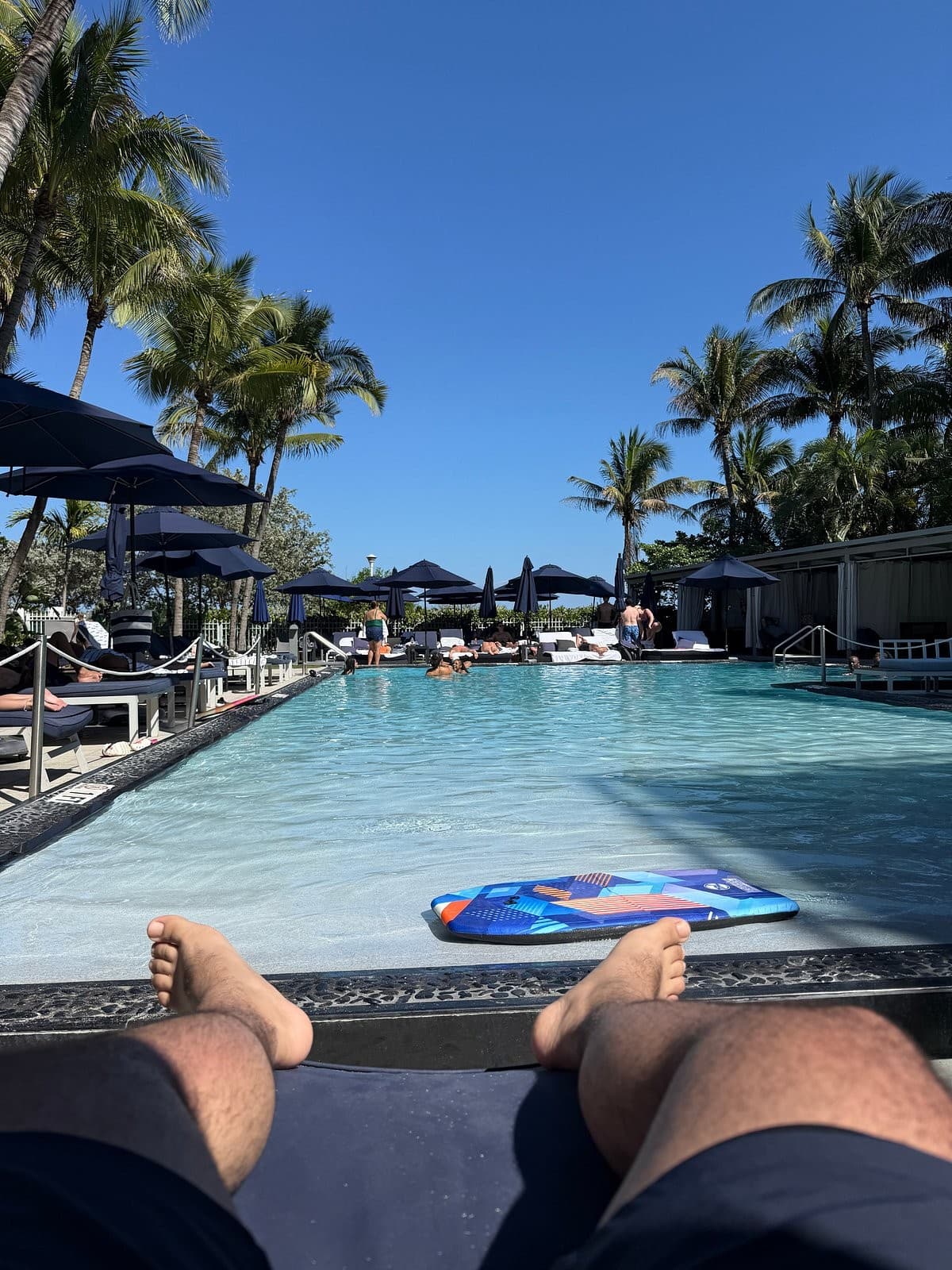 Relaxing poolside at The Sagamore Hotel South Beach, 1671 Collins Ave